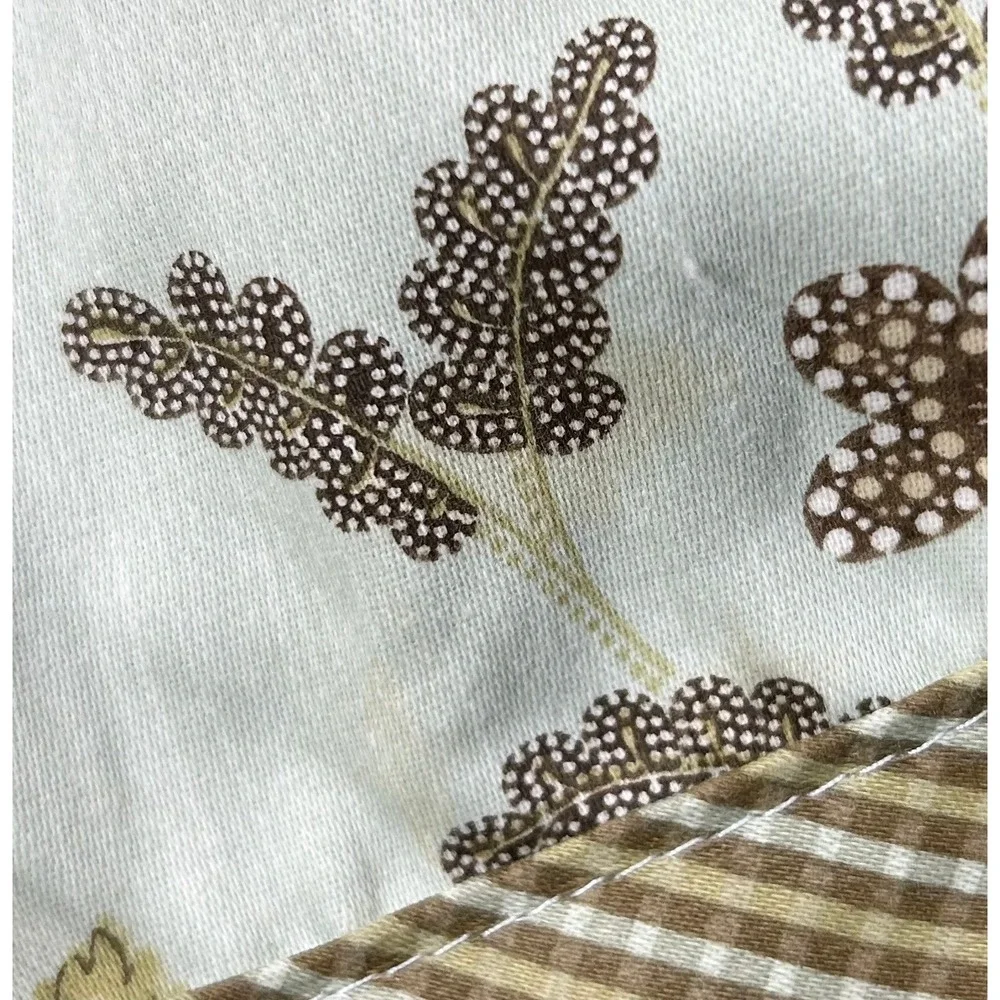 VTG Waverly Williamsburg Valance Set (3) Blue Green Floral Pineapple Gingham